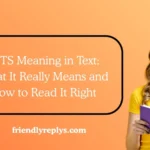 TSTS Meaning in Text
