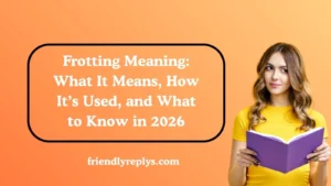 Frotting Meaning