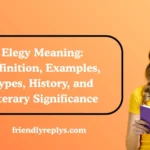 Elegy Meaning